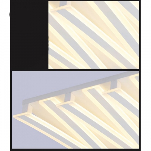 Plafon LED z pilotem 95x75cm 176Watt - P120